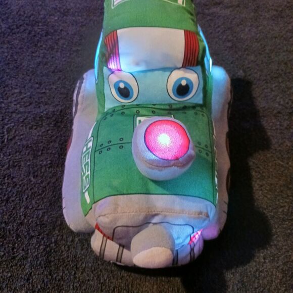Hess Truck My Plush Choo-Choo Lights and Sounds Green Musical Train Works 2022 - Picture 1 of 4